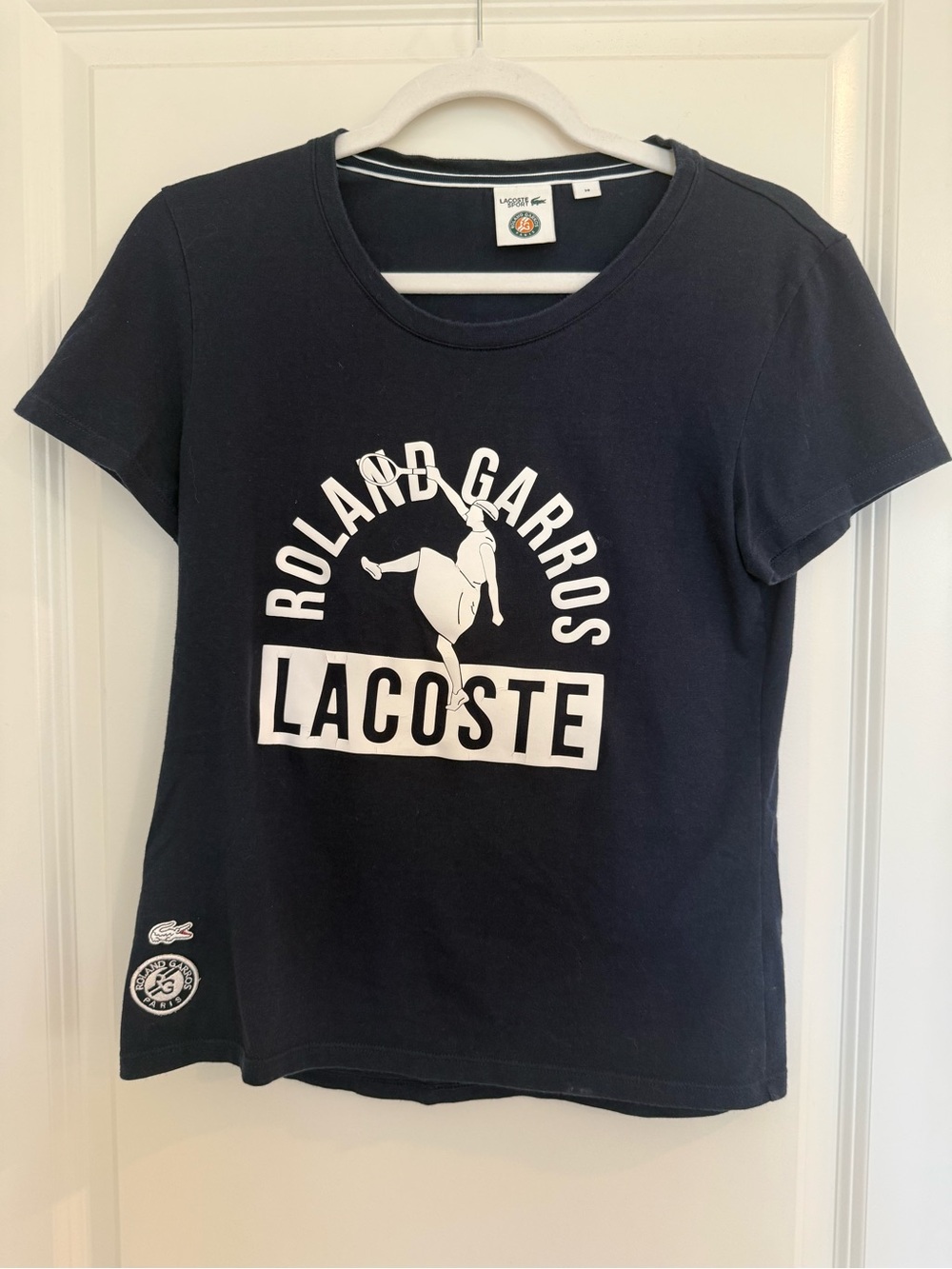 Lacoste Navy Roland Garros Graphic Tee